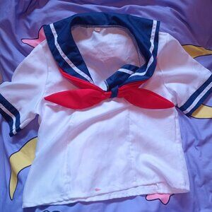 Womens Sailor Fuku Cosplay Top